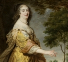 "Portret Marii Ludwiki Gonzagi (1611-1667), przyszłej królowej Polski" Justusa van Egmont.