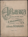Alfred Stadler "Alpuhara: ballada na chór męski: [op. 20]" (strona tytułowa)
