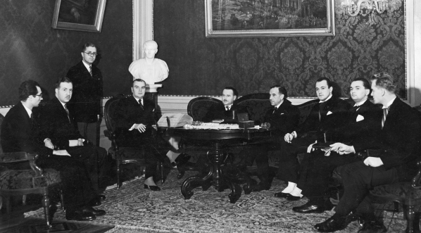  Pobyt delegacji młodych prawników węgierskich w Warszawie 20.01.1936 r.  