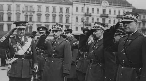 Wizyta naczelnego wodza armii estońskiej gen. Johana Laidonera w Polsce 18.04.1939 r.  