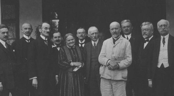  Obchody 50-lecia pracy artystycznej artysty malarza Jacka Malczewskiego w Lusławicach w czerwcu 1925 roku.  