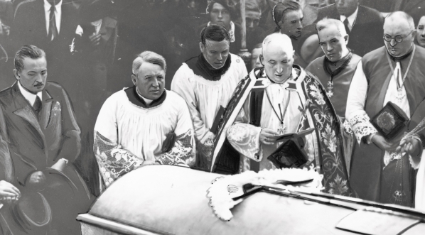  Pogrzeb hrabiego Bogdana Hutten-Czapskiego w Smogulcu 16.09.1937 roku (2)  