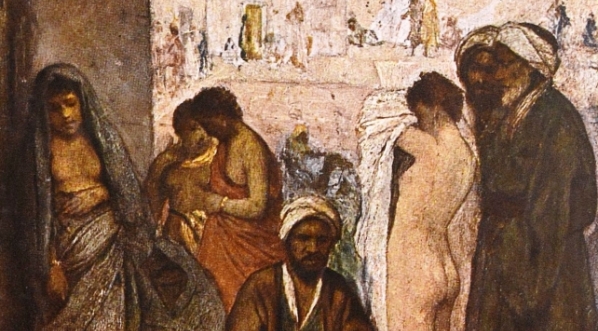 "Rynek niewolników w Kairze" Maurycego Gottlieba.  