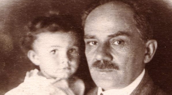  Portret Stefana Żeromskiego z córką Moniką, ok. 1916 r.  