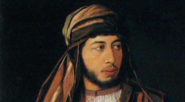  "Autoportret w stroju arabskim" Maurycego Gottlieba.  