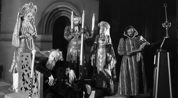  Przedstawienie "Iwan Groźny" w Teatrze im. Juliusza Słowackiego w Krakowie we wrześniu 1935 roku.  