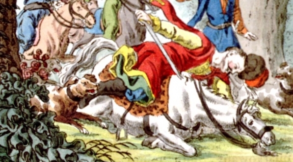  XI. Rok 1370.  (Wypadek króla Kazimierza na polowaniu).  