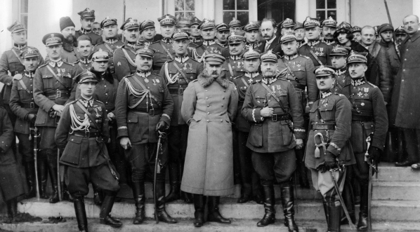  Uroczystości imieninowe marszałka Józefa Piłsudskiego w Sulejówku 19.03.1925 r.  