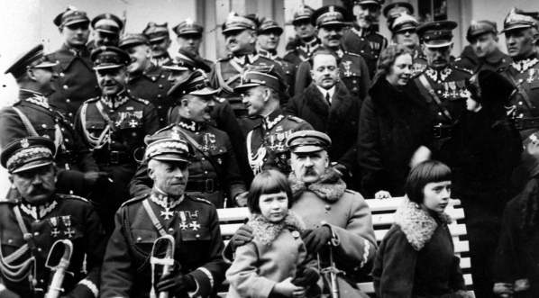  Uroczystości imieninowe Józefa Piłsudskiego w Sulejówku, 19.03.1926 r.  