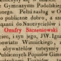 Onufry Szczeniowski (Sczeniowski, Szczeniawski) h. Paprzyca