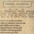 Oryginalny łaciński tekst epitafium Erazma Kretkowskiego towarzyszącego jego popiersiu w ...