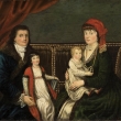 "Portret rodziny Lafontaine'ów, Leopolda (1756-1812) chirurga z żoną Teresą z ...