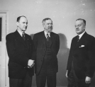 Mieczysław Mastek - poseł Rady Narodowej, Stanisław Grabski - przewodniczący Rady Narodowej, Wacław Komarnicki - minister sprawiedliwości.