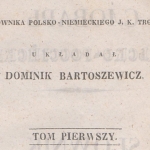  Dominik Bartoszewicz h. Pomian  