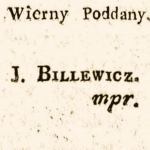  Józef Billewicz h. Mogiła  